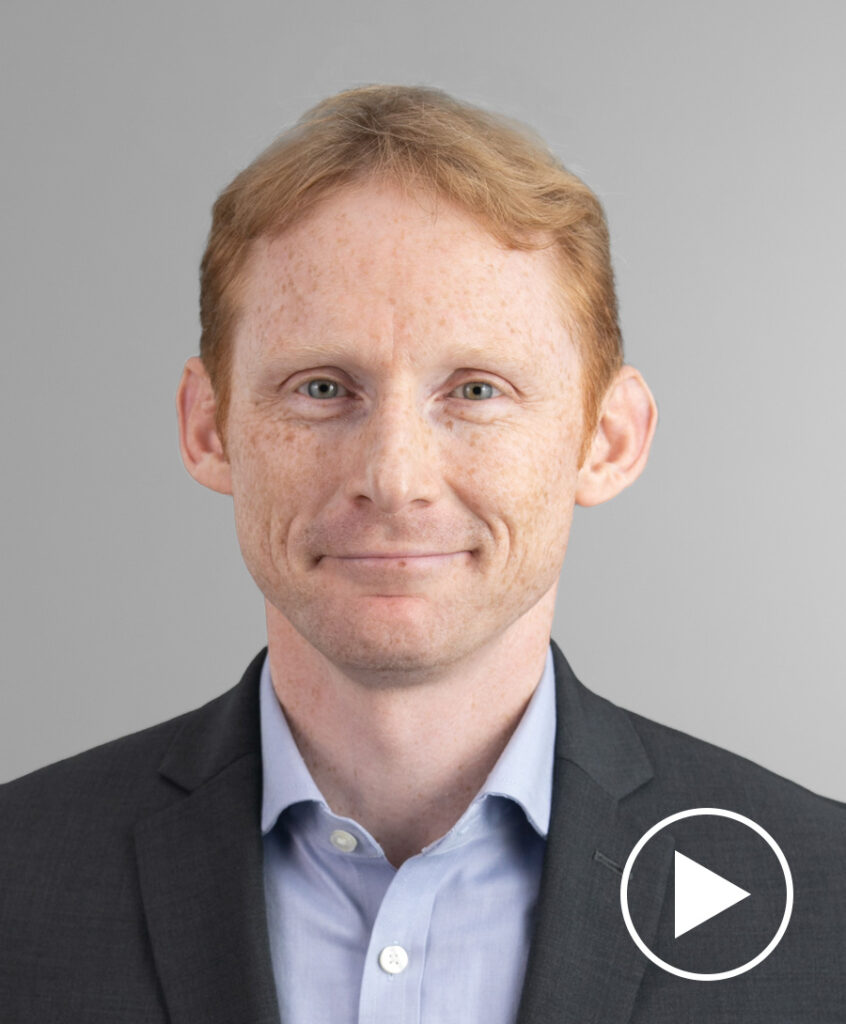 Photo of Eric Boyes with play button