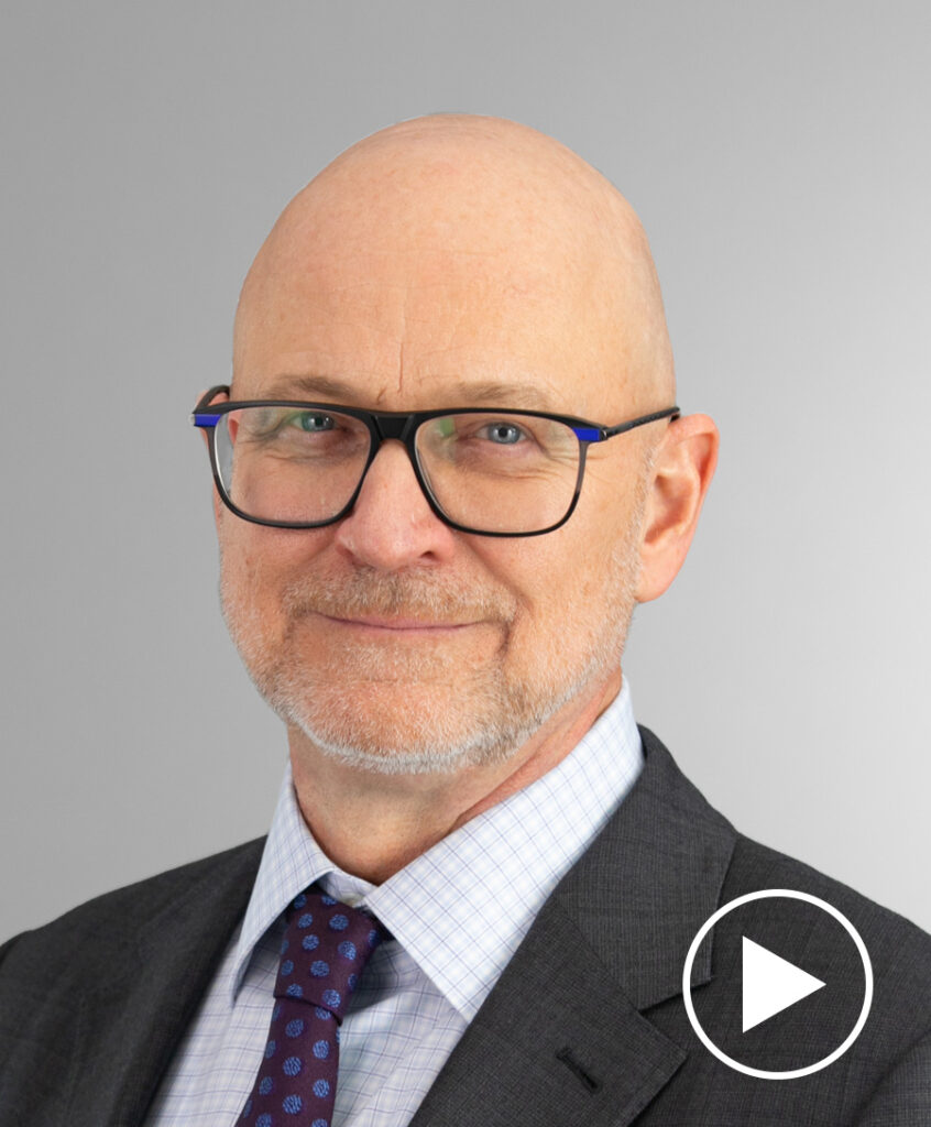 Photo of Mark Lipacis with play button